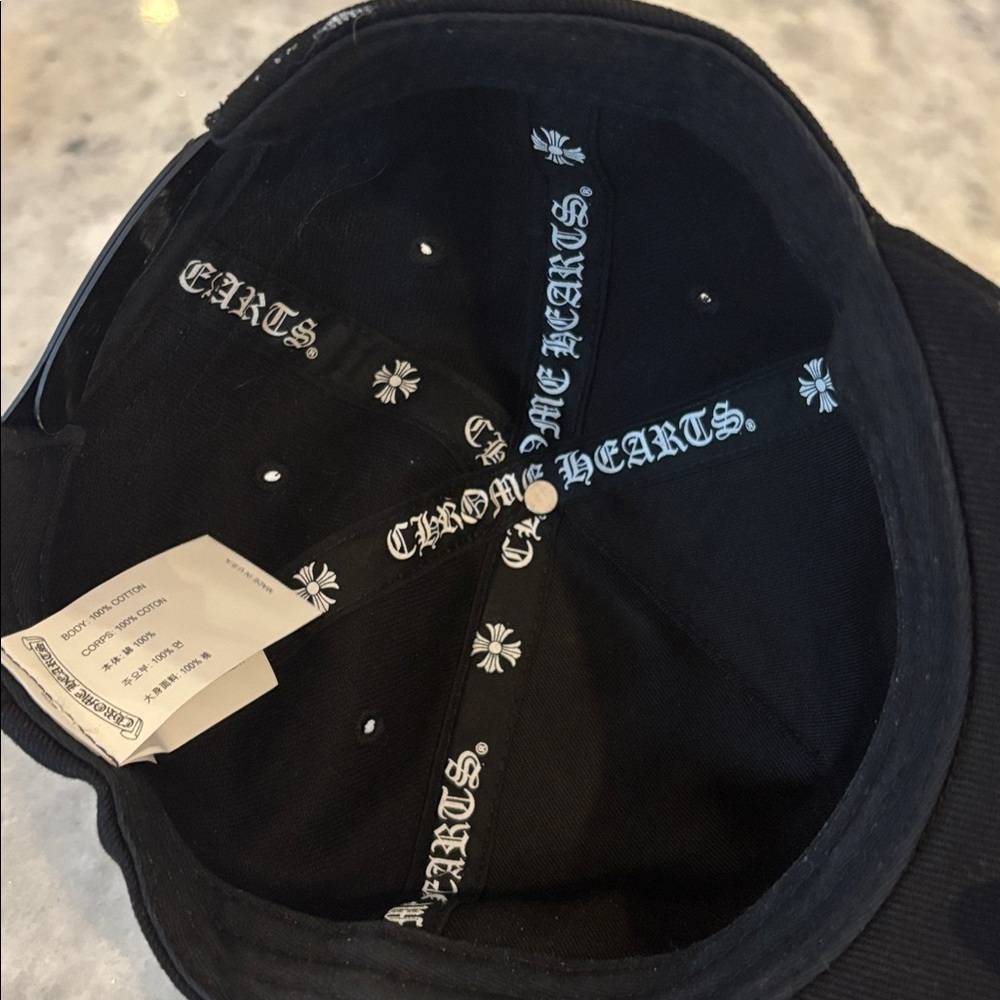 Chrome Hearts denim Horseshoe Logo Hat - Picture 5 of 8